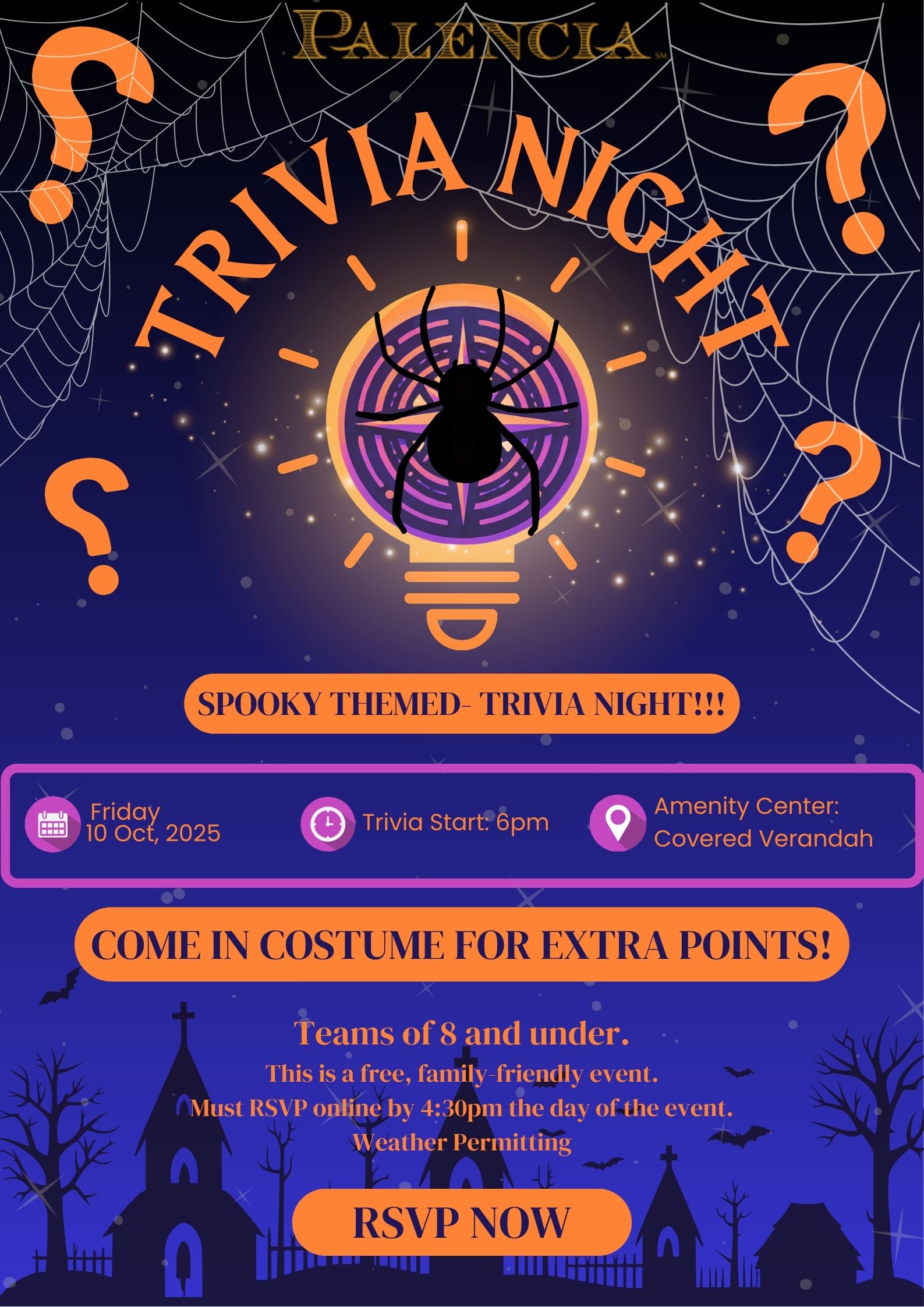 Spooky Trivia & Food Truck Night - Palencia Online